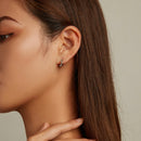 S925 Sterling Silver Snake Ear Buckle Women Earrings