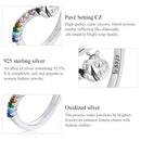 S925 Sterling Silver Color Zircon Ladybug Women Open Ring