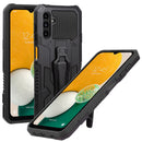 For Samsung Galaxy A13 5G Armor Warrior Shockproof PC + TPU Phone Case(Black)
