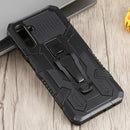 For Samsung Galaxy A13 5G Armor Warrior Shockproof PC + TPU Phone Case(Black)