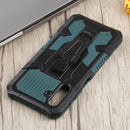 For Samsung Galaxy A13 5G Armor Warrior Shockproof PC + TPU Phone Case(Green)