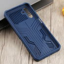 For Samsung Galaxy A13 5G Armor Warrior Shockproof PC + TPU Phone Case(Blue)