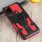 For Infinix Hot 11s Armor Warrior Shockproof PC + TPU Phone Case(Red)