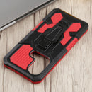 For Infinix Hot 11s Armor Warrior Shockproof PC + TPU Phone Case(Red)