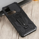 For Infinix Hot 11s Armor Warrior Shockproof PC + TPU Phone Case(Black)