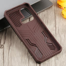 For Infinix Hot 11s Armor Warrior Shockproof PC + TPU Phone Case(Brown)