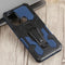 For Infinix Hot 11s Armor Warrior Shockproof PC + TPU Phone Case(Blue)