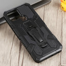 For Infinix Smart 6 Armor Warrior Shockproof PC + TPU Phone Case(Black)