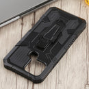 For Infinix Smart 6 Armor Warrior Shockproof PC + TPU Phone Case(Black)