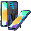 For Infinix Smart 6 Armor Warrior Shockproof PC + TPU Phone Case(Blue)