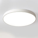 Macaron LED Round Ceiling Lamp, 3-Colors Light, Size:30cm(White)