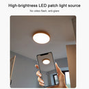 Macaron LED Round Ceiling Lamp, 3-Colors Light, Size:30cm(Green)