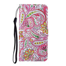 For Samsung Galaxy S22 5G Oil Embossed Pattern PU Leather Phone Case(Pepper Flower)