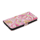 For Samsung Galaxy S22 5G Oil Embossed Pattern PU Leather Phone Case(Pepper Flower)