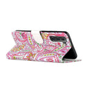 For Samsung Galaxy S22 5G Oil Embossed Pattern PU Leather Phone Case(Pepper Flower)