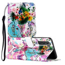 For Samsung Galaxy S22 5G Oil Embossed Pattern PU Leather Phone Case(Elephant)