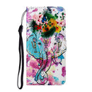 For Samsung Galaxy S22 5G Oil Embossed Pattern PU Leather Phone Case(Elephant)