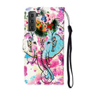 For Samsung Galaxy S22 5G Oil Embossed Pattern PU Leather Phone Case(Elephant)