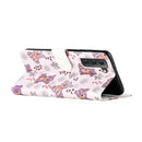 For Samsung Galaxy S22 5G Oil Embossed Pattern PU Leather Phone Case(Little Bear)