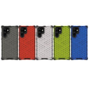 For Samsung Galaxy S22 Ultra 5G Honeycomb PC + TPU Phone Case(Blue)