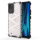 For OPPO Realme Narzo 50i Honeycomb PC + TPU Phone Case(White)