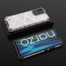 For OPPO Realme Narzo 50i Honeycomb PC + TPU Phone Case(White)