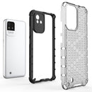 For OPPO Realme Narzo 50i Honeycomb PC + TPU Phone Case(White)
