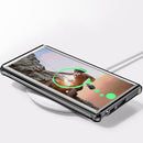For Samsung Galaxy S22 Ultra 5G Waterproof Dustproof Shockproof Transparent Acrylic Protective Phone Case(Black)