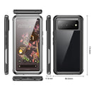 For Google Pixel 6 Waterproof Dustproof Shockproof Transparent Acrylic Protective Phone Case(Black)
