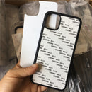For iPhone SE 2022 / SE 2020 / 8 / 7 10 PCS 2D Blank Sublimation Phone Case(Black)