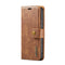 For Samsung Galaxy S22+ 5G DG.MING Crazy Horse Texture Detachable Magnetic Leather Phone Case(Brown)