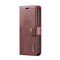 For Samsung Galaxy S22+ 5G DG.MING Crazy Horse Texture Detachable Magnetic Leather Phone Case(Red)