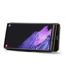 For Samsung Galaxy S22 Ultra 5G DG.MING Crazy Horse Texture Detachable Magnetic Leather Phone Case(Grey)