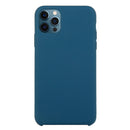 Solid Silicone Phone Case For iPhone 12 / 12 Pro(Xingyu Blue)