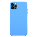Solid Silicone Phone Case For iPhone 12 / 12 Pro(Deep Blue)