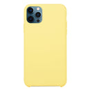 Solid Silicone Phone Case For iPhone 12 / 12 Pro(Yellow)