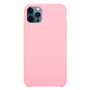 Solid Silicone Phone Case For iPhone 12 / 12 Pro(Rose Pink)