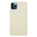 Solid Silicone Phone Case For iPhone 12 / 12 Pro(Antique White)