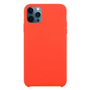 Solid Silicone Phone Case For iPhone 12 / 12 Pro(Red)