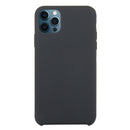 Solid Silicone Phone Case For iPhone 12 / 12 Pro(Ash)