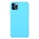 Solid Silicone Phone Case For iPhone 12 / 12 Pro(Sky Blue)
