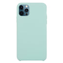 Solid Silicone Phone Case For iPhone 12 / 12 Pro(Emerald Green)