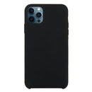 Solid Silicone Phone Case For iPhone 12 / 12 Pro(Black)