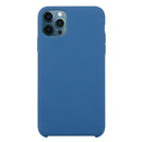 Solid Silicone Phone Case For iPhone 12 / 12 Pro(Sea Blue)