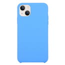 For iPhone 13 mini Solid Silicone Phone Case (Deep Blue)