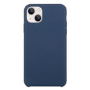 For iPhone 13 mini Solid Silicone Phone Case (Midnight Blue)