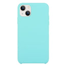 For iPhone 13 mini Solid Silicone Phone Case (Ice Blue)