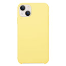 For iPhone 13 Solid Silicone Phone Case(Yellow)