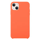 For iPhone 13 Solid Silicone Phone Case(Orange)