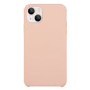 For iPhone 13 Solid Silicone Phone Case(Sand Pink)